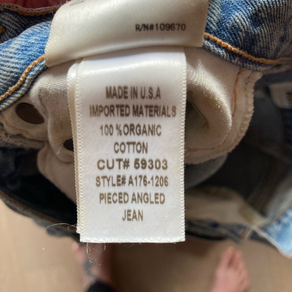 Agolde pieced angle denim jeans - Picture 4 of 7